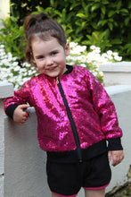 Load image into Gallery viewer, Hot Pink Sparkle Jacket