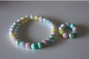 Livvy Handmade Bead Necklace and Bracelet Set