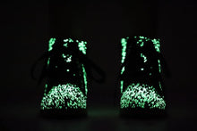 Load image into Gallery viewer, Black Glitter Glow In The Dark Boots