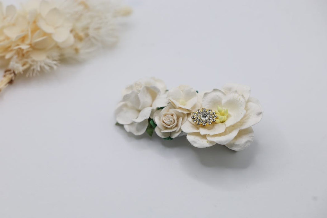 Large Floral Clips (Single)