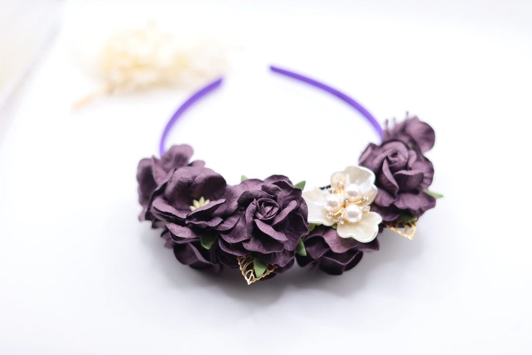 Lavender Floral Headband