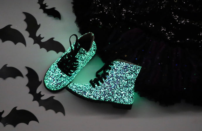 Glitter Glow In The Dark Boots