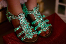 Load image into Gallery viewer, Glitter Glow In The Dark Sandals