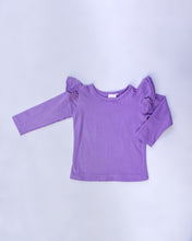 Load image into Gallery viewer, Lavender Long Sleeve Flutter