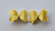 Load image into Gallery viewer, Virinnia Glitter Pigtail Bow (Set of two) on clips