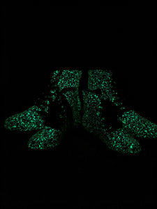 Adult Glitter Glow In The Dark Boots