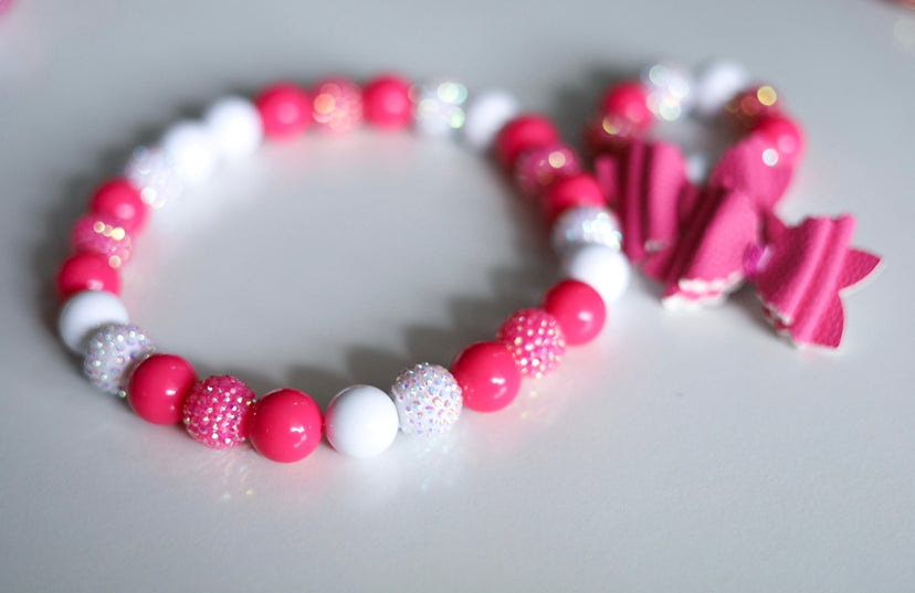 Macie Bling Handmade Bead Necklace and Bracelet Set